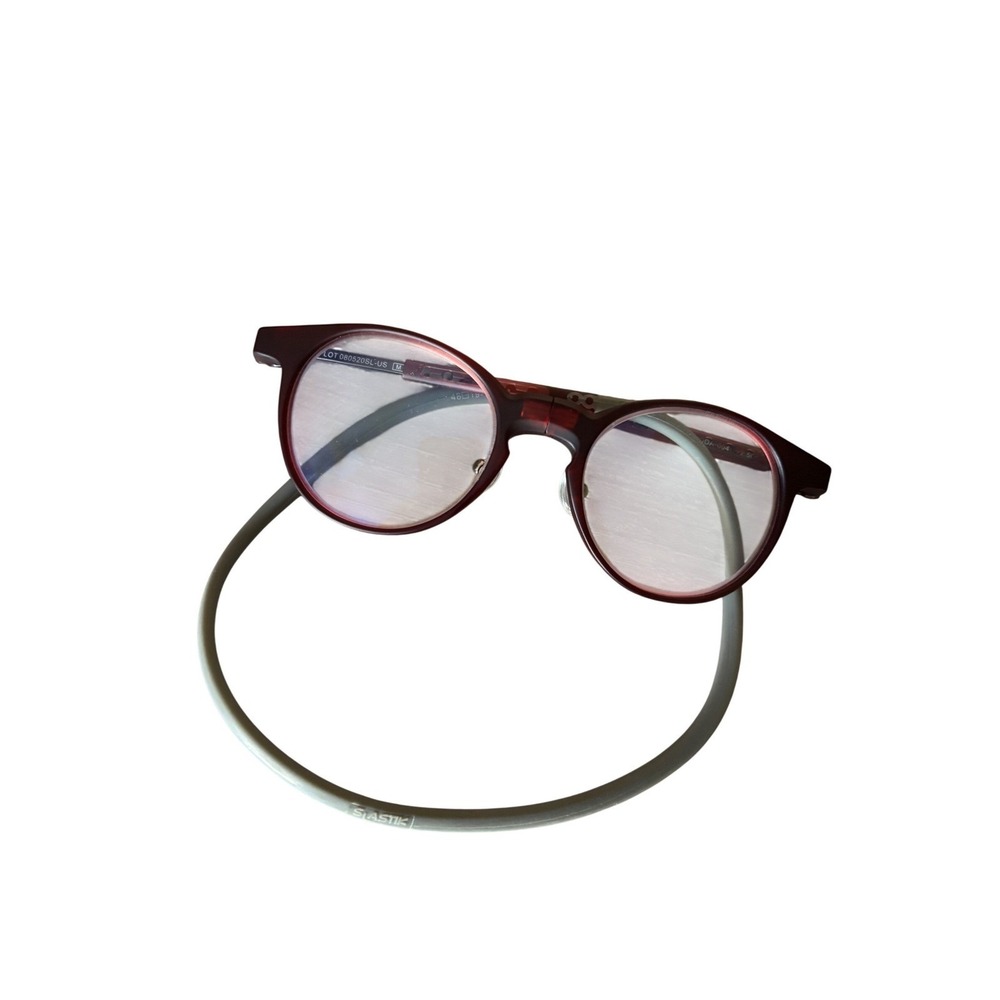 Slastik Magnetic Front Connection Reading Glasses‎ Burgundy FRAMES Biobased